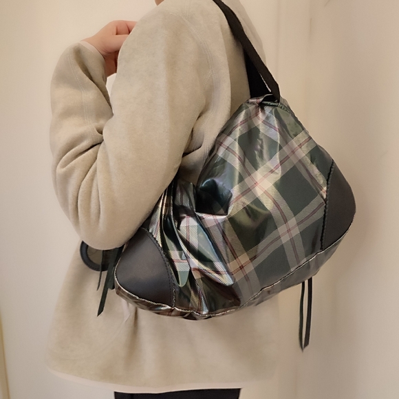 Jack Gomme Light Handbag - Green Check - Picture 14 of 15